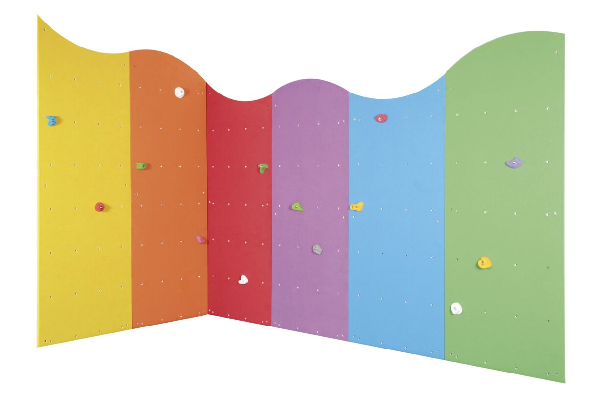 Kübler Sport Climbing Wall KIDS Colorful