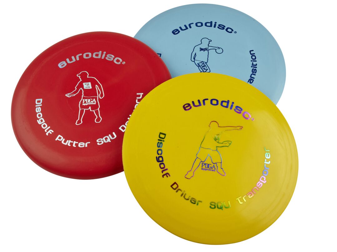 eurodisc® Disc Golf throwing discs, set of 3