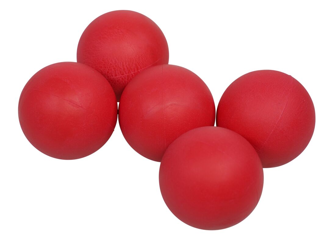 tanga sports® 5-piece foam rubber throwing ball set - 200g