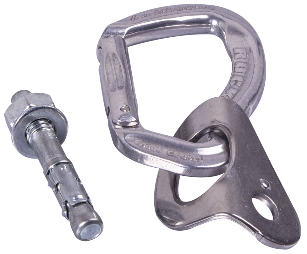 Hanging tab with ring including carabiner