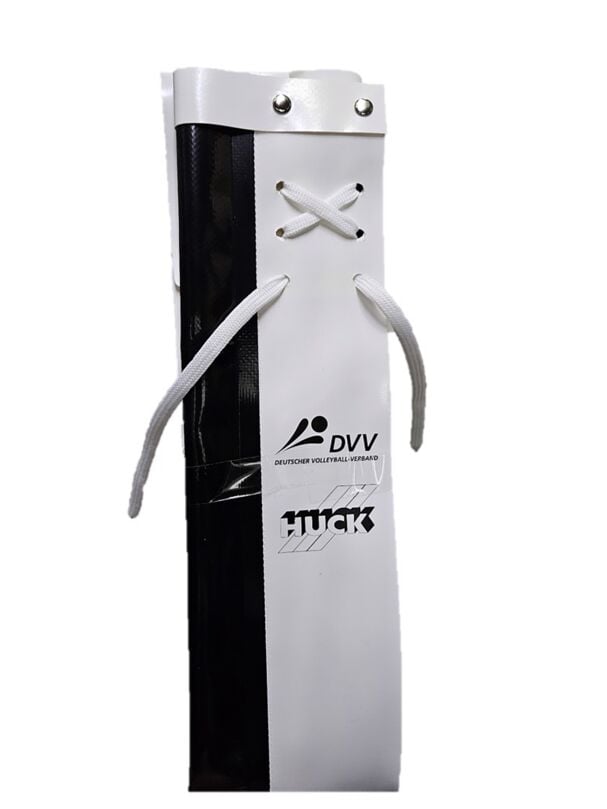 Carry bags for volleyball antennas, with cords.