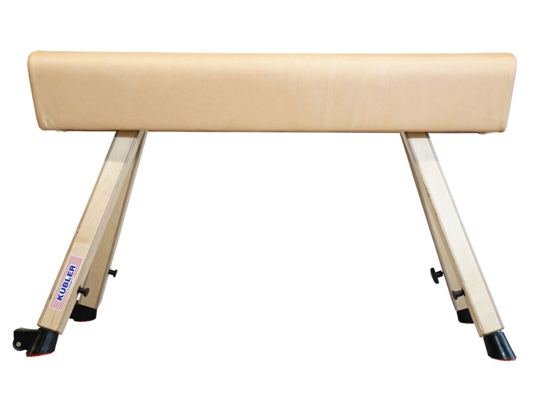 Kübler Sport® spring horse with wooden legs