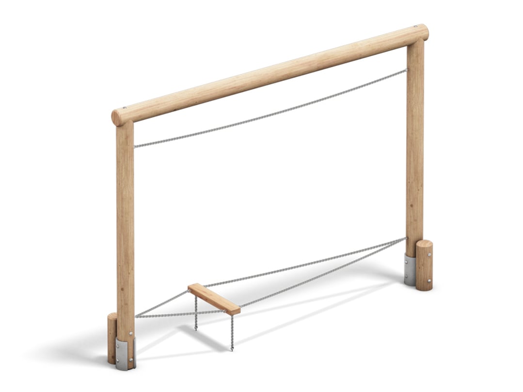 PLAYPARC® Balance and Climbing Park Element Splits Bridge