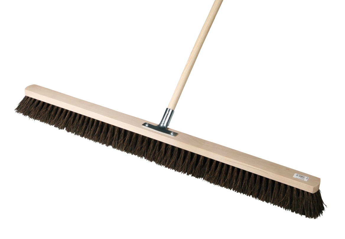 Running track broom