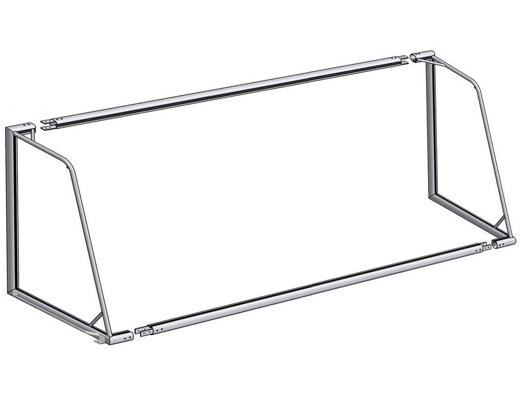 Kübler Sport® Soccer Goal STANDARD MOBIL corner welded, with ground anchoring, SimplyFix