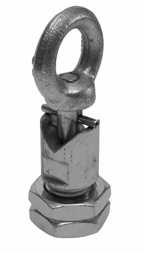 Locking pins for wall rack