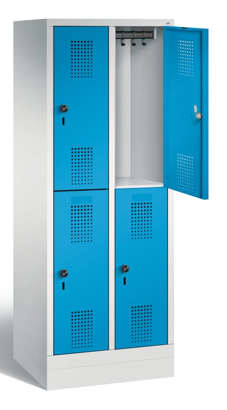 C+P® Evolo Double-Stacked School Locker with Base