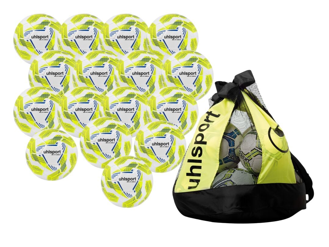 uhlsport® 16-pack of light soccer balls 350 LITE ADDGLUE
