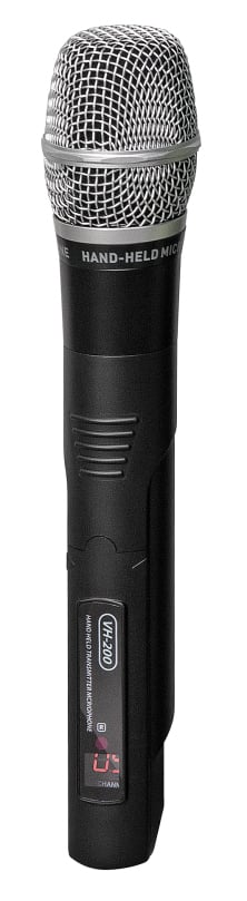 VHF handheld microphone