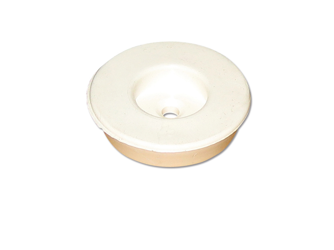 Replacement rubber buffer Ø 55 mm, white