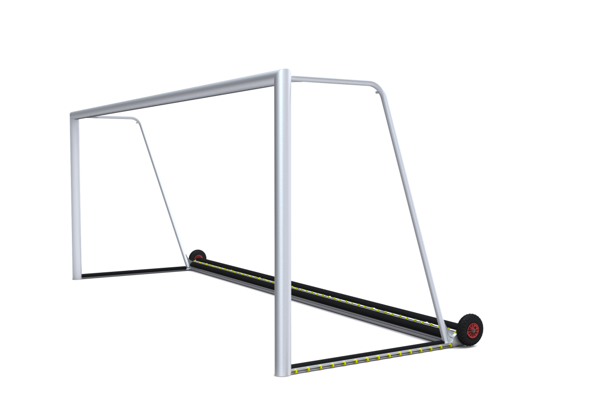 PlayersProtect® SAFETY soccer goal with fillable weight tube