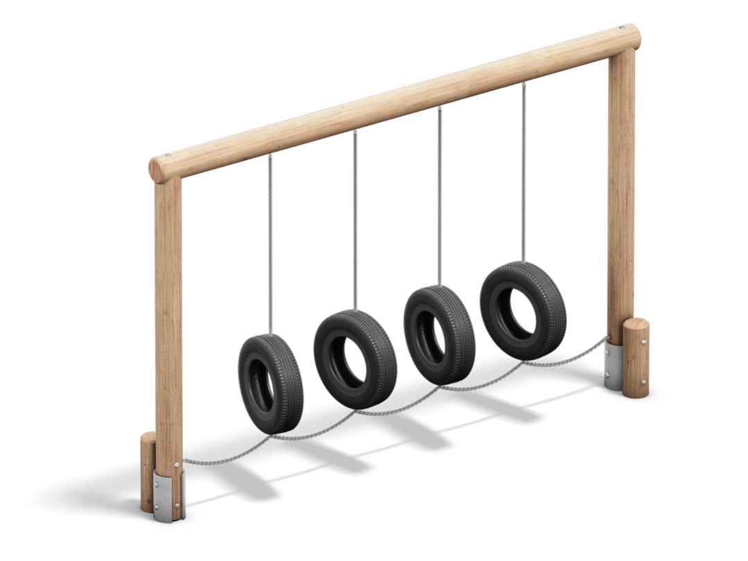 PLAYPARC® Balancing & Climbing Park Element Monkey Swing