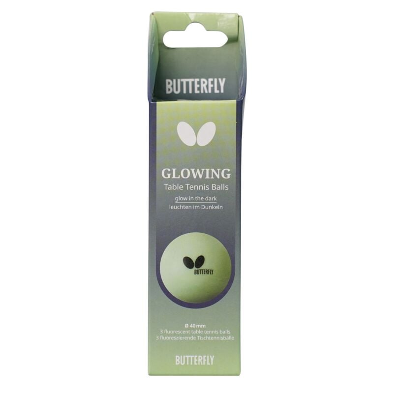 Butterfly® Table Tennis Balls Glowing Balls