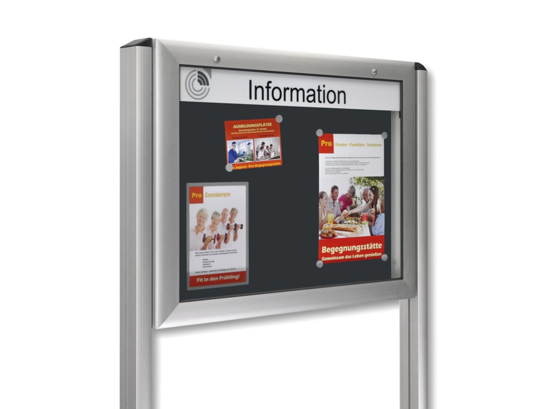 Stand set for information box