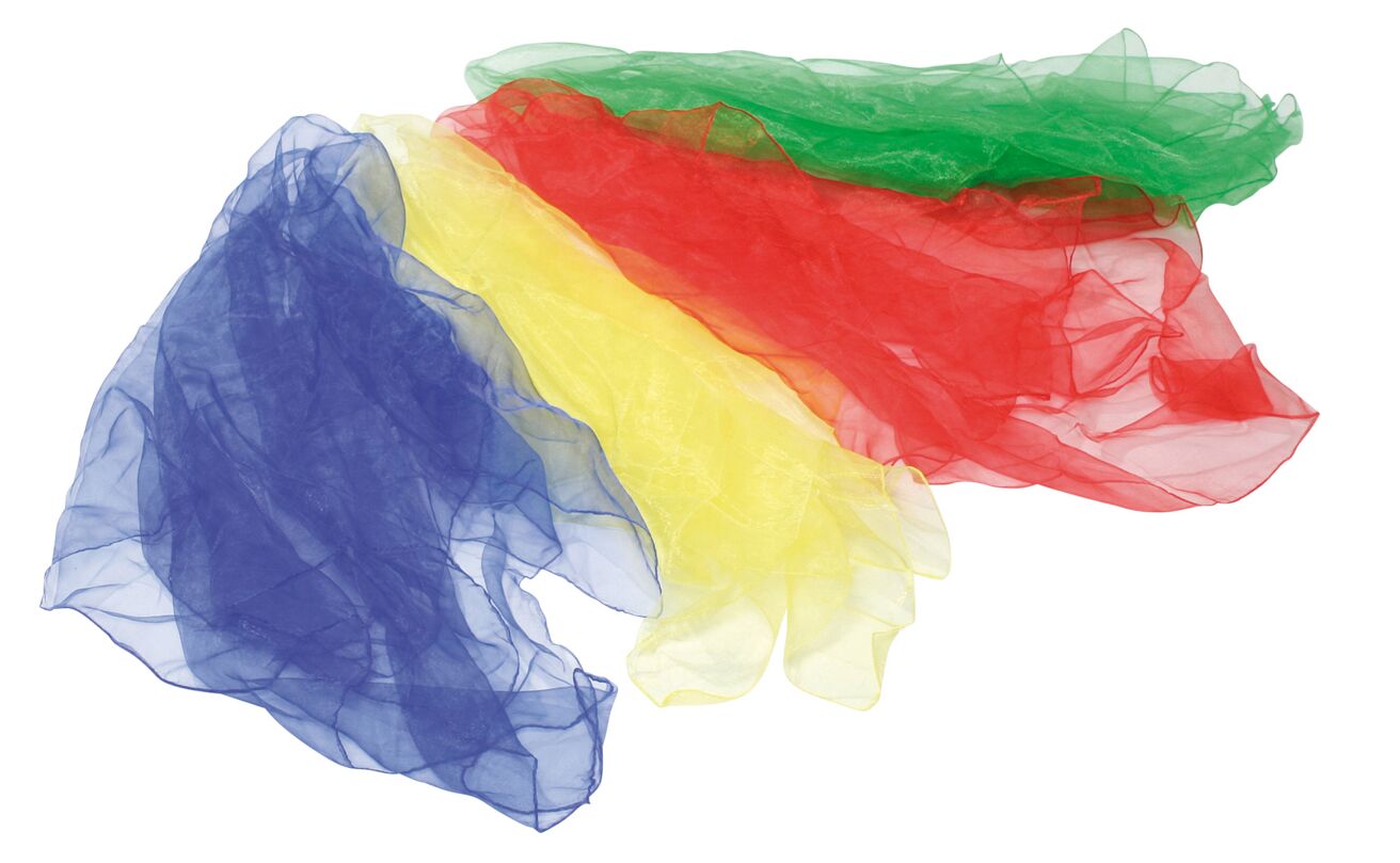 tanga sports® Chiffon Juggling Scarf, 140 x 140 cm