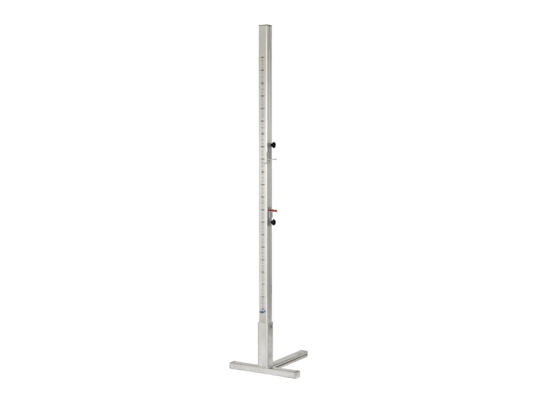 Aluminum jump column with T-foot 300 cm, IAAF certified