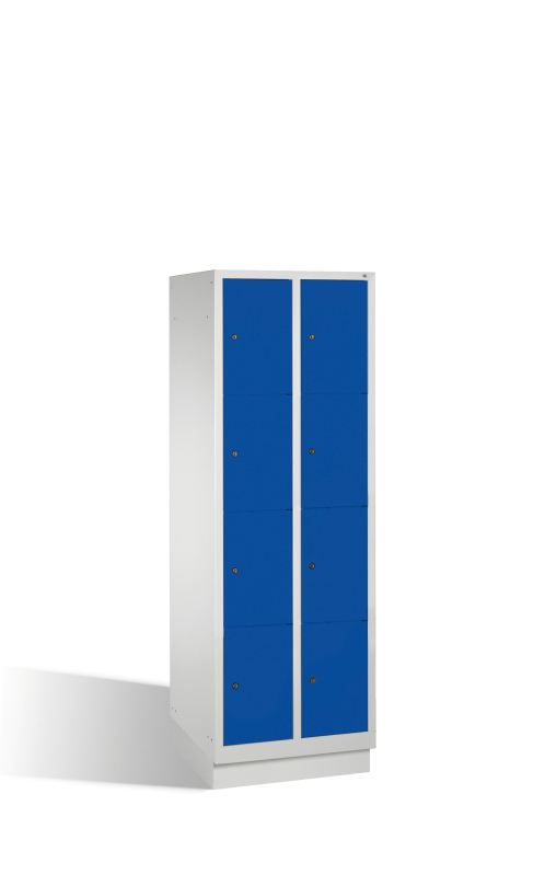 C+P® Locker EVOLO with 4 compartments stacked on top of each other