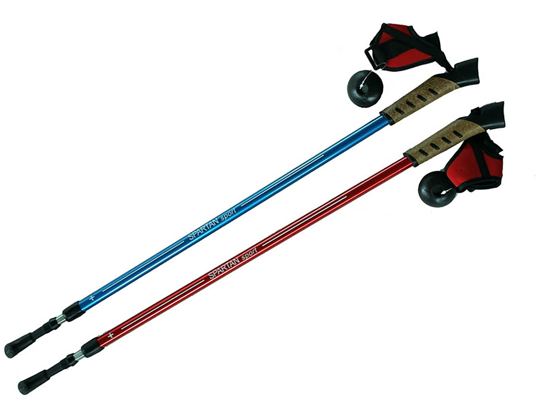 Telescopic Nordic Walking poles with cork grip
