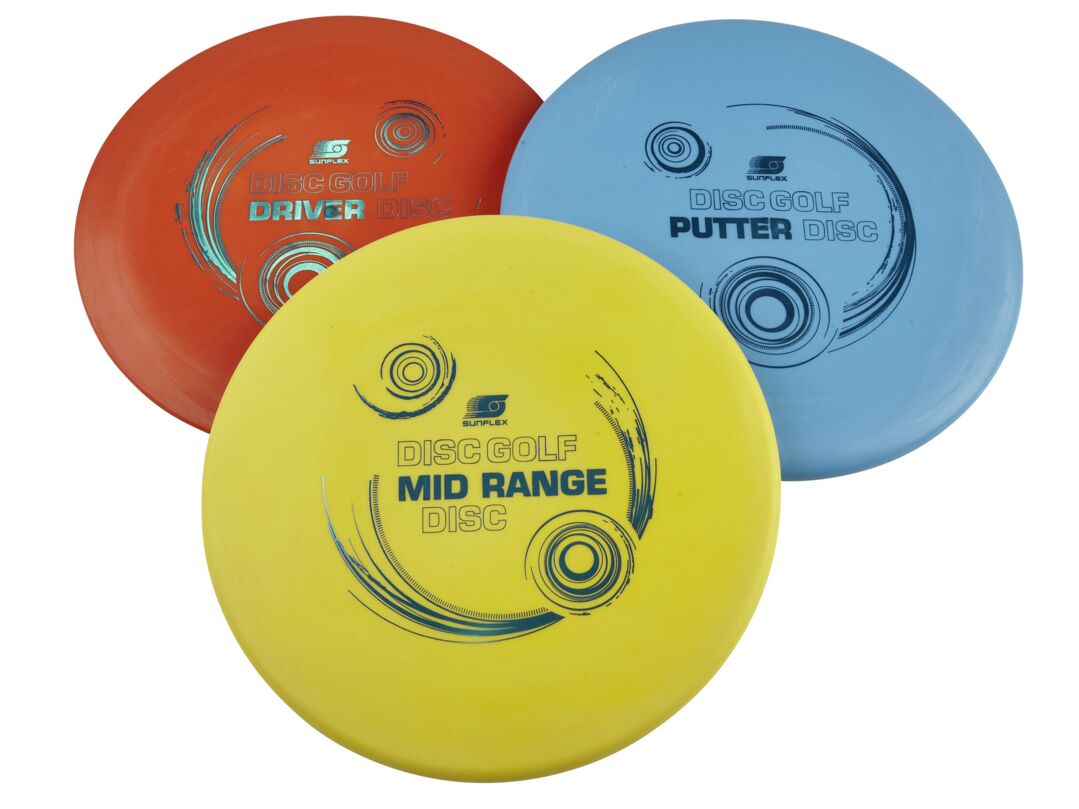 sunflex® Disc Golf Flying Discs, Set of 3