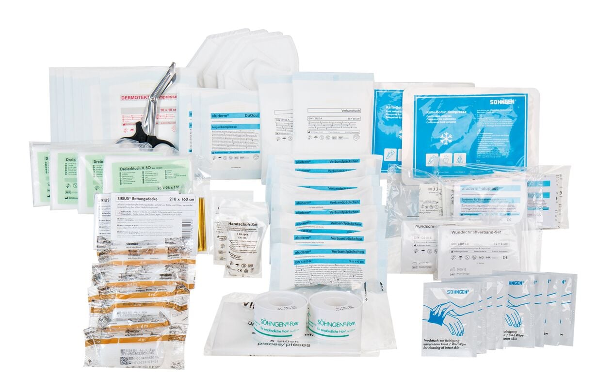 aluderm® first aid refill, DIN 13169