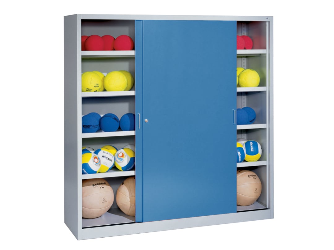 C+P® material cabinet with sliding doors