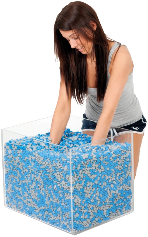 TheraBeans® Set 30 kg + Acrylic Box