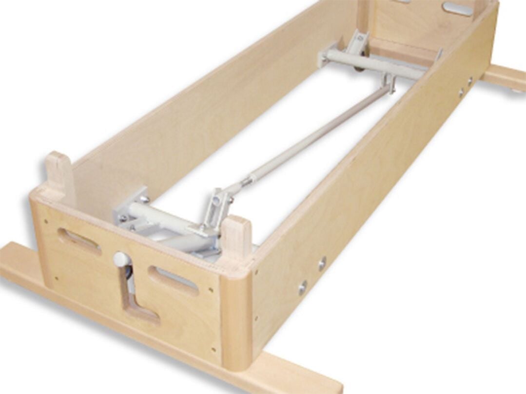 Platform trolley with 4 swivel casters for vaulting boxes