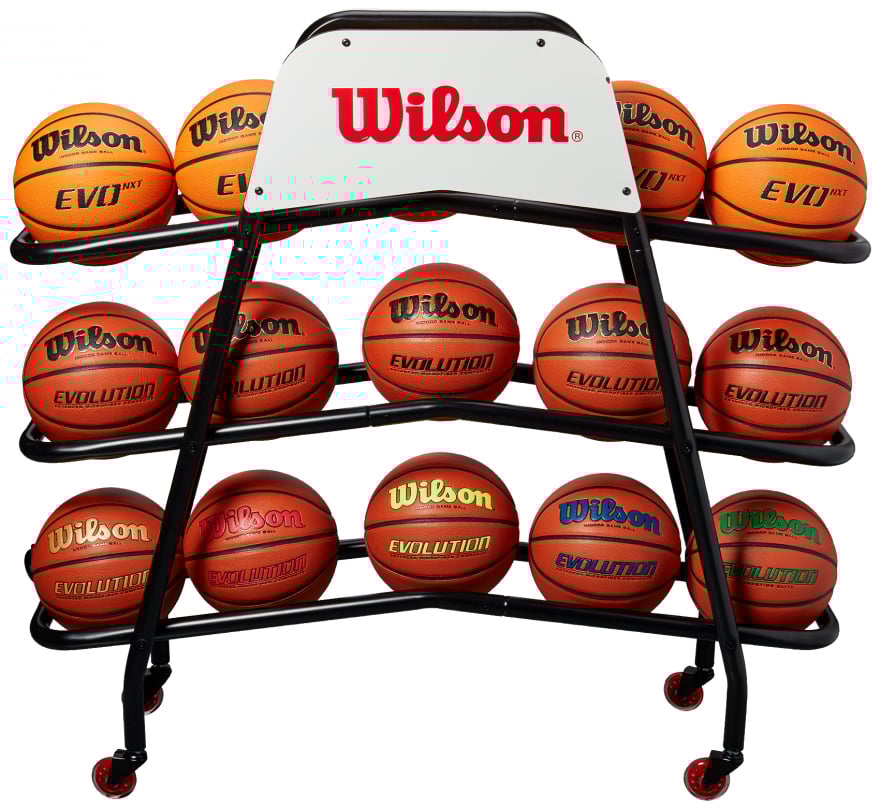 Wilson® Basketball Cart Ball Rack