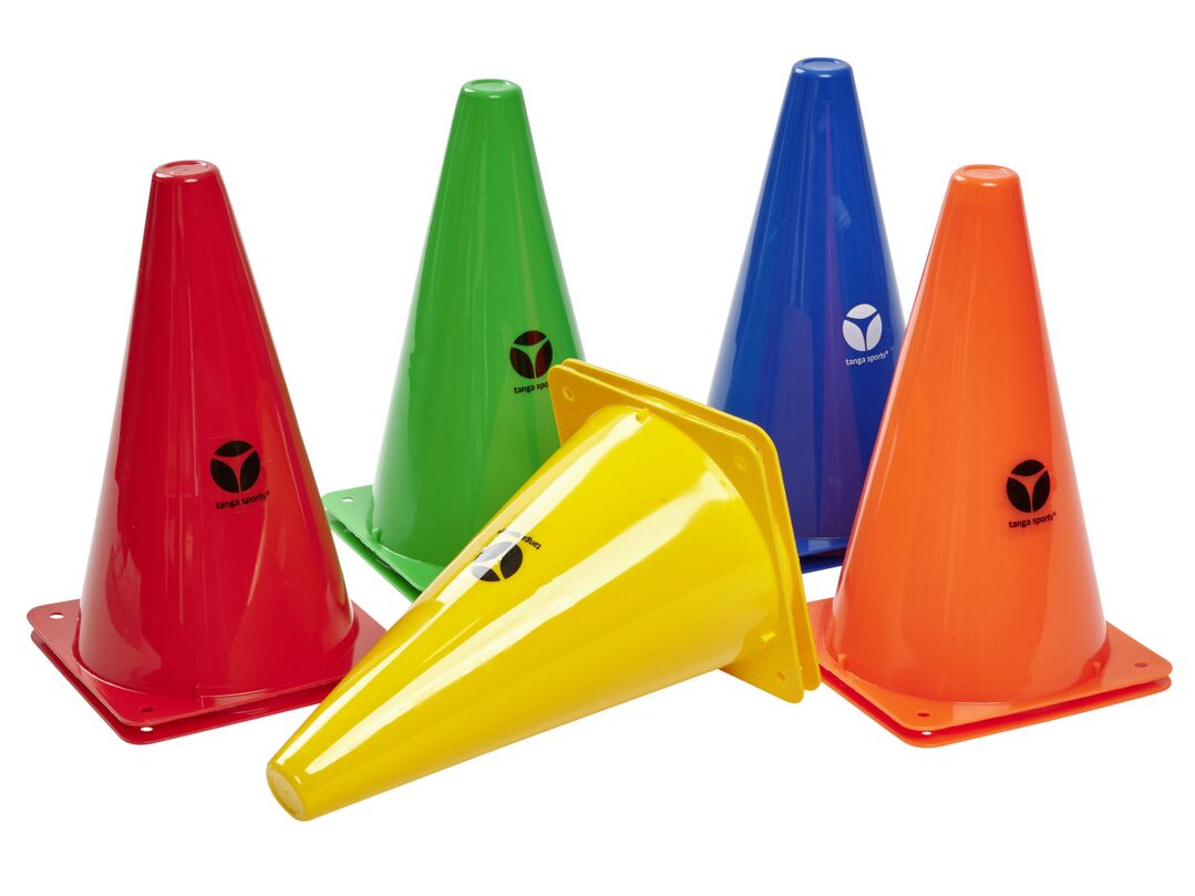 tanga sports® Mini Marker Cones 10-Piece Set