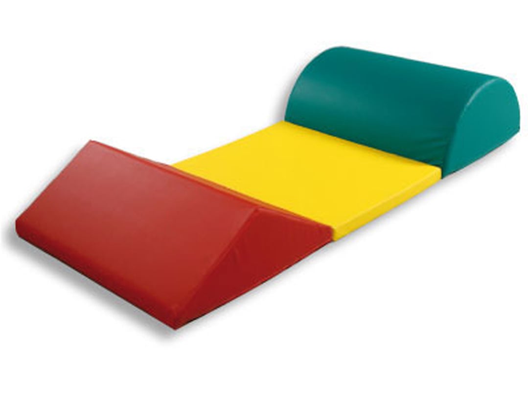 Roof-shaped mat