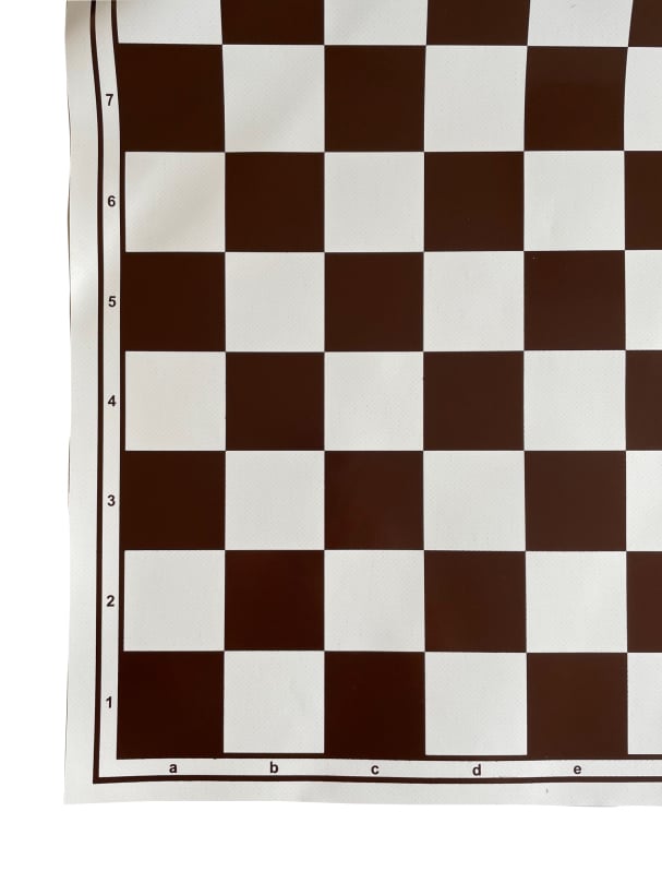 Chess board made of synthetic leather