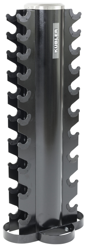 Storage rack for chrome dumbbell set