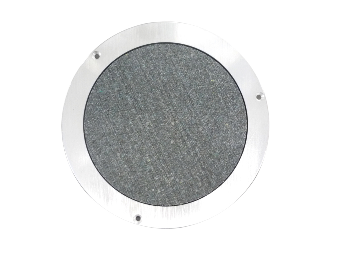 Frame with lid for sports flooring