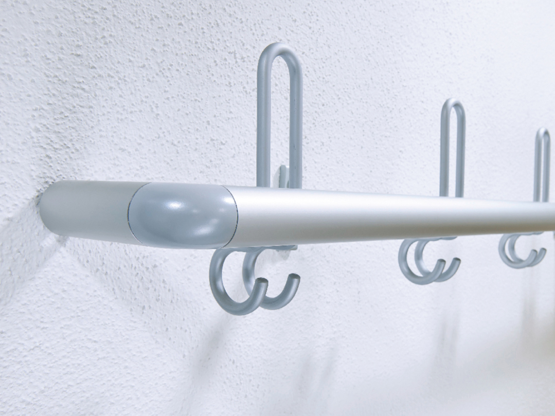 Return Part for RONDAL Wall Mounted Coat Rail 