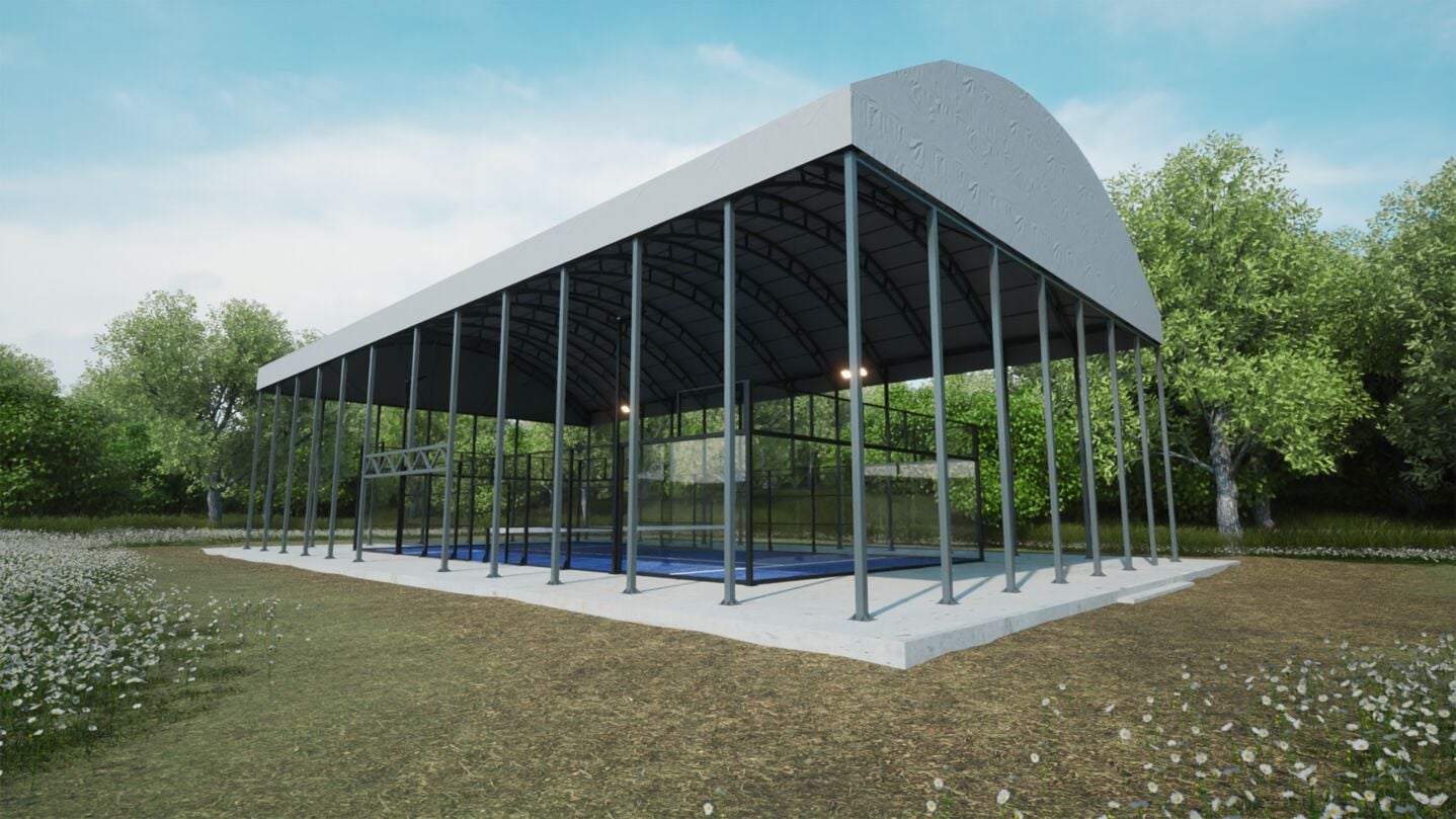 Padel Court Roofing STANDARD