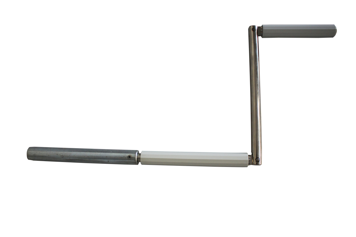 Crank for volleyball post