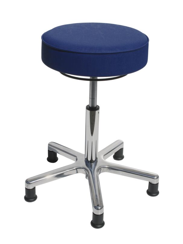 Lotz® Swivel Stool Aluminum with Glides