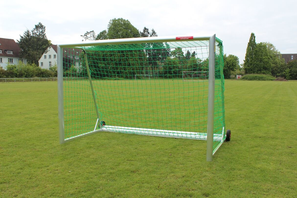 Kübler Sport® Small Field Goal SAFETY with Weighted Tube, Transport Wheels