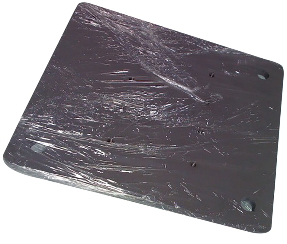 Mounting plate for rope tensioner