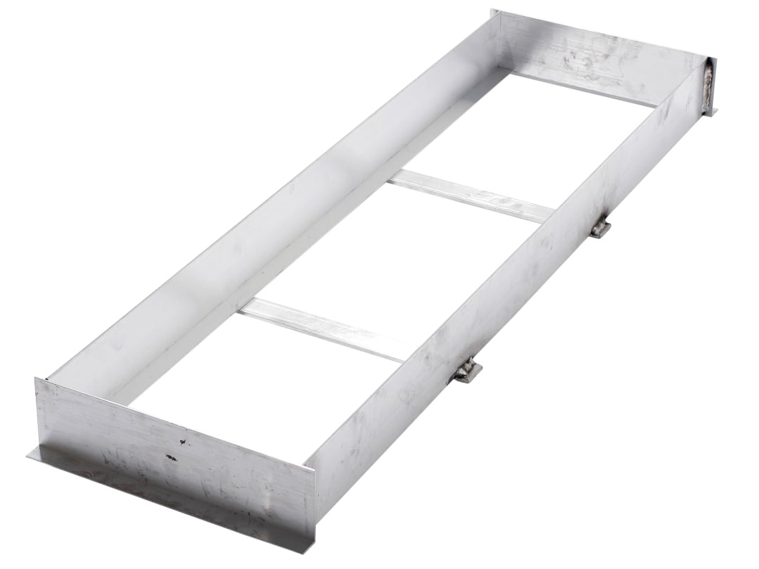 Aluminum mounting frame for springboards.