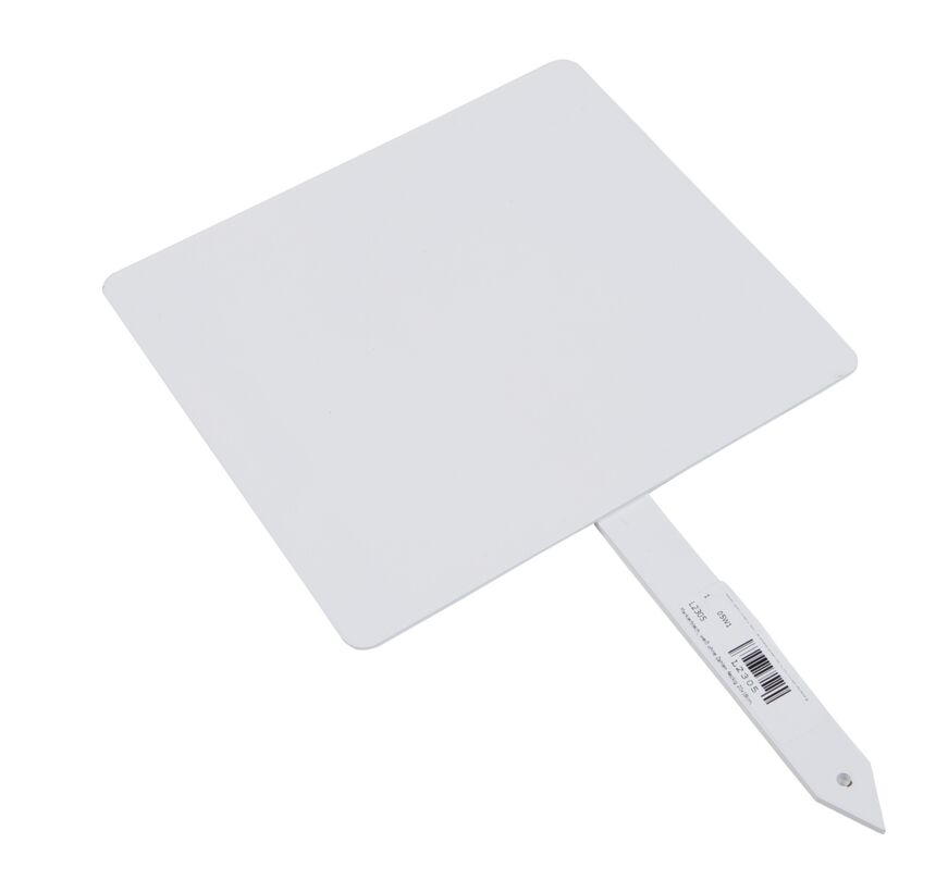 Marker Plate, Square, White