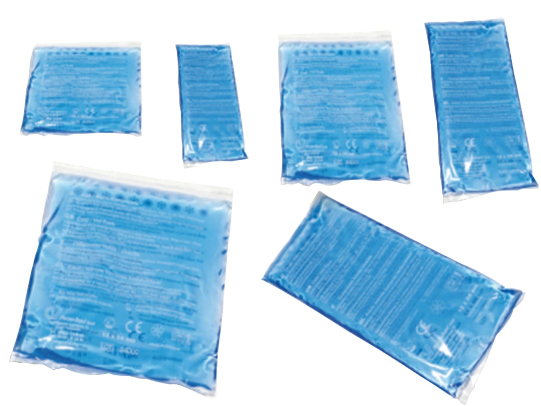 Cold-hot compress, multiple use, set of 6
