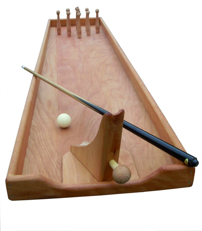 Tabletop bowling alley