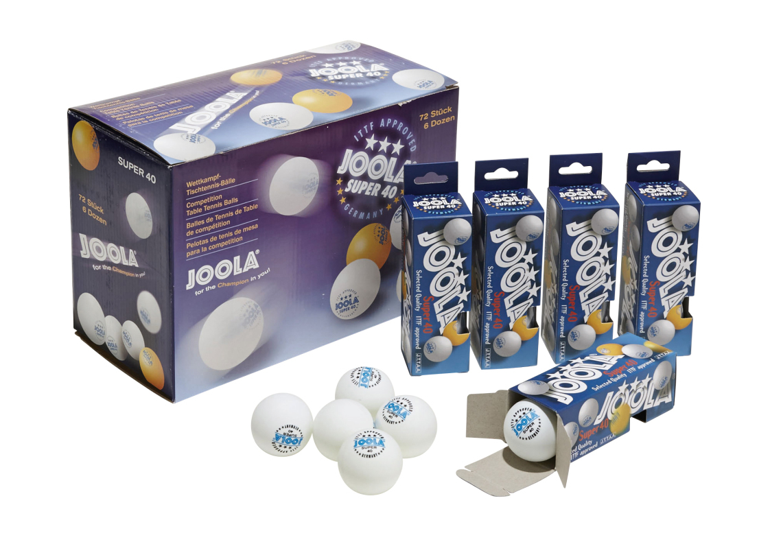 JOOLA® Table Tennis Balls SUPER 72-pack white