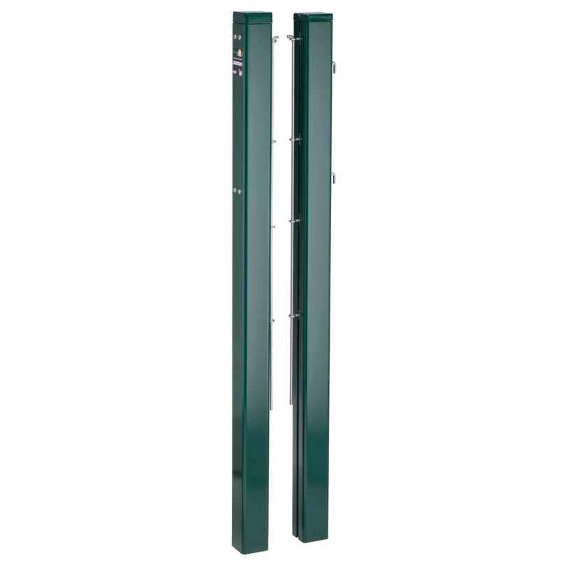 Court Royal® Tennis Net Posts Green