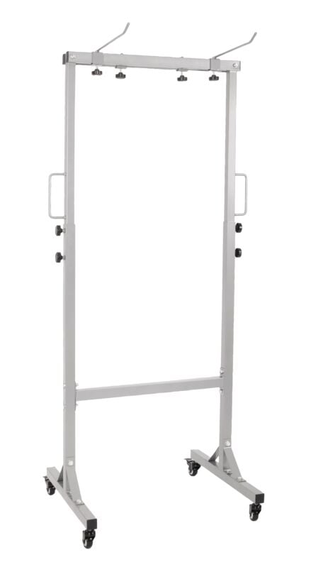 Mat trolley for gymnastics mats with eyelets