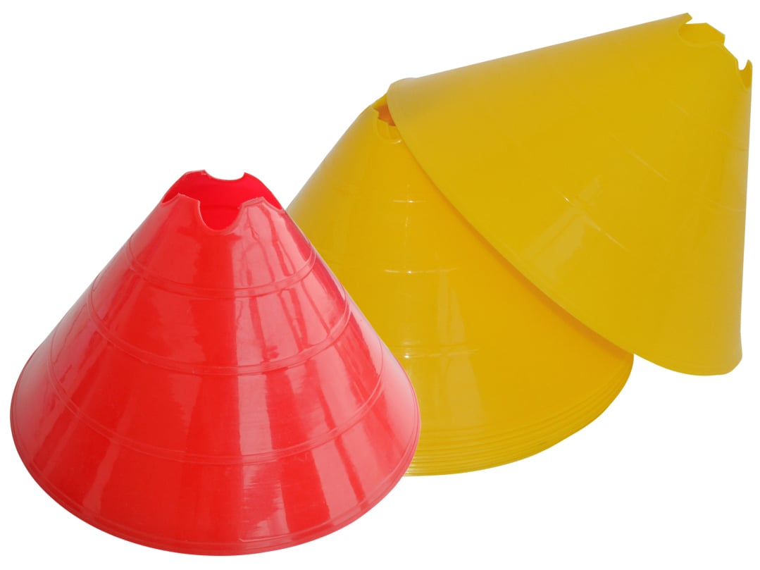 Kübler Sport® 10-piece Set of XL Marker Cones