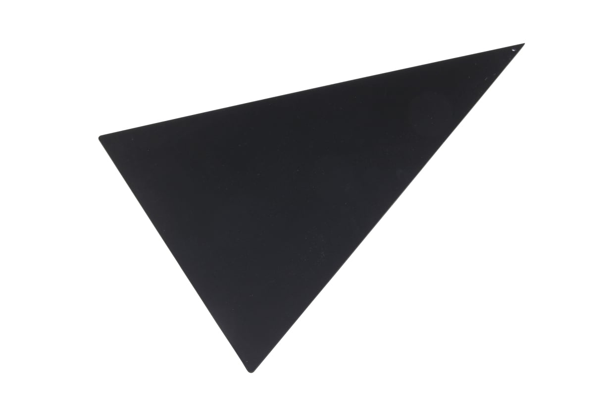 Marker plate, triangular