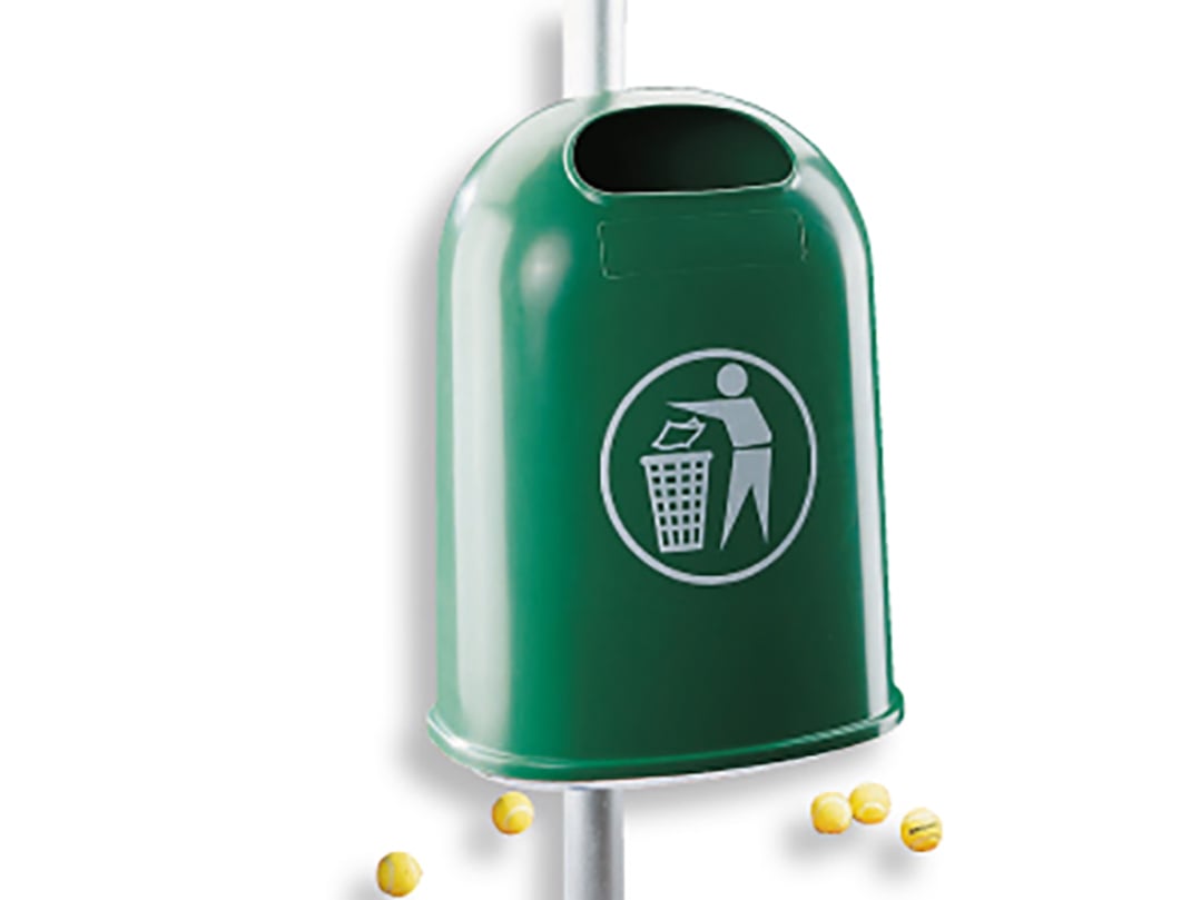 Waste Container - Pipe Post