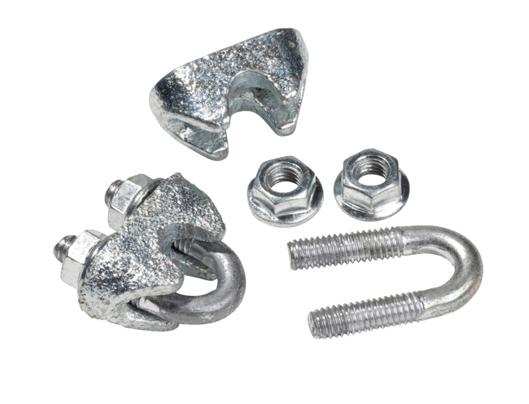 Wire clamp up to Ø 6 mm for safety nets